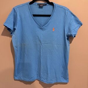Blue Women’s Polo Tee Shirt Large
